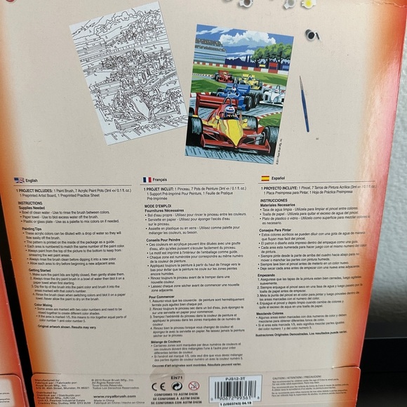 Painting by Numbers Kit Set - Multicolor - Picture 4 of 5